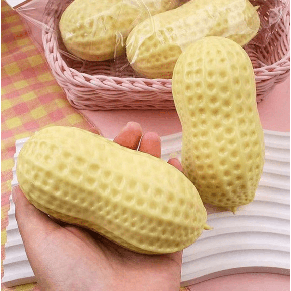 2026 Peanut Squeeze Tools - Slow-Rise Sensory Fidget Tools for Stress Relief,Cute Anxiety Aid & Gifts