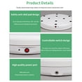 thumbnail image 3 of Graflsoa 17.7-Inch Motorized Rotating Display Stand with RGB Lighting, 360° Rotation, 100kg Capacity, Remote Control, Low Noise, Black, 110-250V (4545ALF), 3 of 6