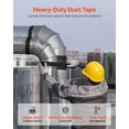 thumbnail image 2 of VEVOR Duct Tape, 1.88 in x 35 Yards, 1-Pack, Waterproof and Temperature-Resistant, No Residue Strong Adhesive Heavy Duty Duct Tape, Tear by Hand, for Indoor and Outdoor Repairs, All Weather, Black, 2 of 9