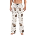thumbnail image 7 of FORMRS Mens Pajama Pants with Pockets Sleepwear Lounge Bottoms Sizes S-2XL, Light Gray Bears, 7 of 7