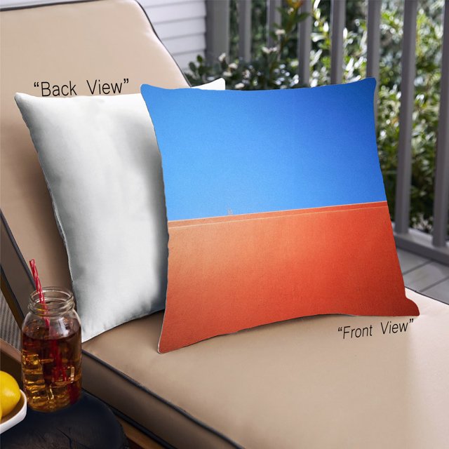 Ahgly Company Coussin d'Extérieur Color Focus Color Gradient, 18 Pouces par 18 Pouces