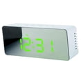 thumbnail image 4 of Reloj Despertador Multifunción Relojes Digitales LED - Temperatura / Modo de lámpara / Snooze / Espejo de Maquillaje - Rectángulo, Rectángulo luz LED verde Colco LED Despertador Digital de Viaje, 4 of 4