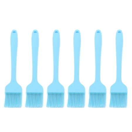 

6 Pcs Cooking Brush Silicone Basting Pastry Brushes for BBQ Grill Baking Kitchen Cooking