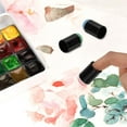 thumbnail image 4 of TOPCHANCES 40 Pack Sponge Daubers with Storage Box Art, Finger Sponge Daubers for Painting Ink Drawing DIY Card Making Crafts School Stenciling, 4 of 9