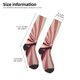 thumbnail image 2 of Fotbe Retro Bow Calcetas Divertidas Estampadas para Hombre y Mujer, Calcetas de Algodón hasta la Rodilla para Caminar, Correr, Enfermería y Embarazo, 2 of 6