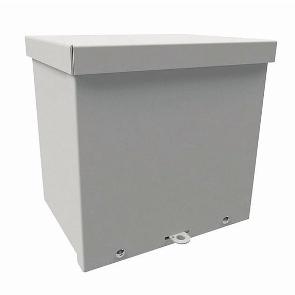 Padlockable Hasp Electrical Enclosures, 18 in H, 8 in D, 18 in W, 3R, Steel