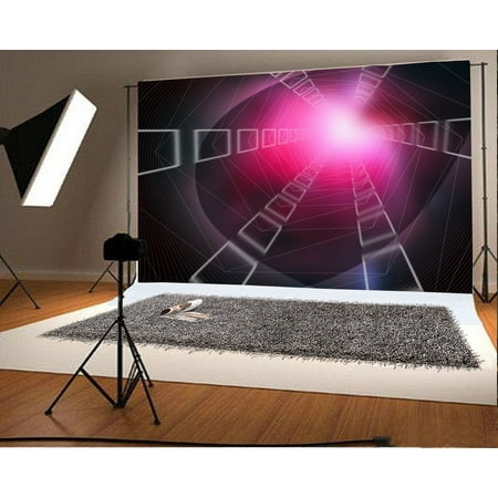 Image of GreenDecor 7x5ft Photography Backdrop Dazzle Technology Abstract Space Children Baby Kids Video Studio Photos Shooting Props
