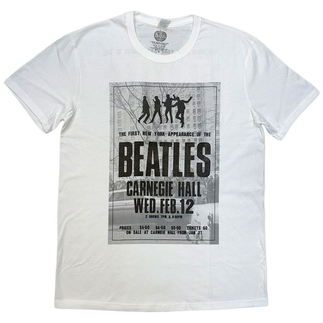 The Beatles T-Shirt Adulte Tour 1964 Carnegie Hall