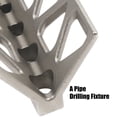 thumbnail image 6 of Metal Steels Pipe Drilling Jigs Fixture Tube Drills Guide Triangular Window Cutout Compact Centering Tool Easy to Use, 6 of 8