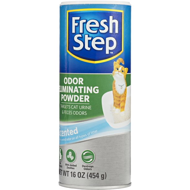 Fresh Step Cat Litter Box Deodorizer Powder, 16 Ounces