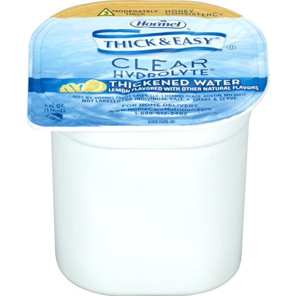 Thickened Water, Thick & Easy®, 4 oz. Portion Cup, Lemon Flavor, Ready