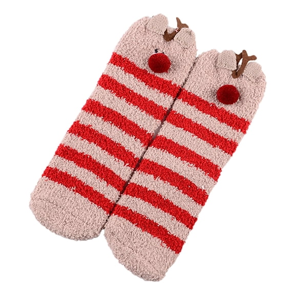 Outfmvch Womens Fuzzy Socks Fleece Fluffy Cabin Plush Warm Sleep Soft Cozy Winter Adult Socks