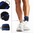 thumbnail image 2 of 2 correas de tobillo para entrenamiento de fuerza, correa de muñeca de tobillo ajustable con anillo en D con coletas duraderas para abdominales, piernas y botones, ejercicios de pesas para hombres y, 2 of 5