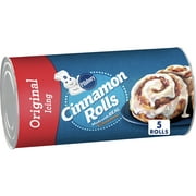 Pillsbury Cinnamon Rolls with Original Icing, Canned Pastry Dough, 5 Rolls, 7.3 oz