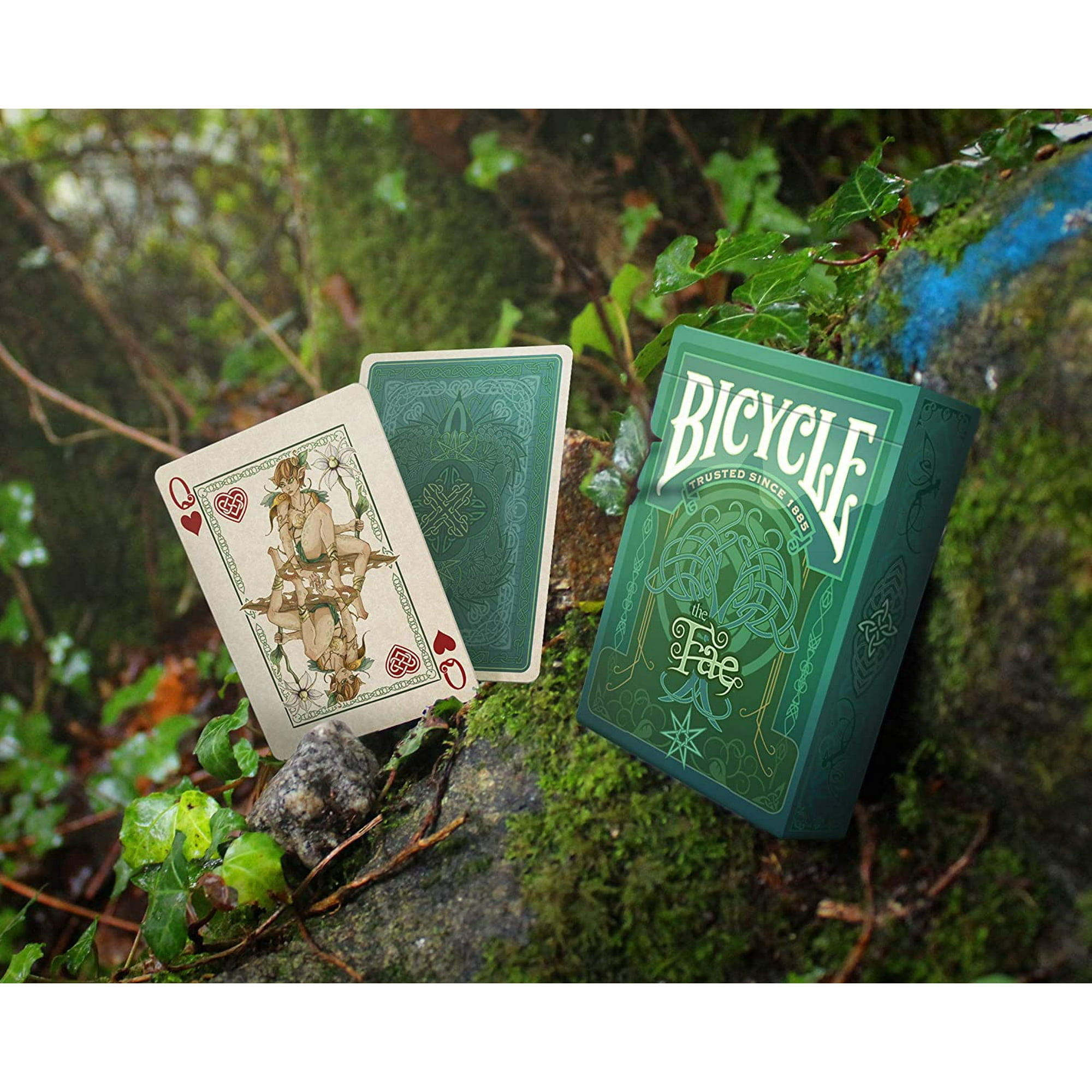 Bicycle Creatures of The FAE Playing Cards Gent Supply Green Walmart