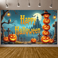 thumbnail image 5 of Pumpkin Decoration Happy Halloween Outdoor Decoration Haunted House for Halloween Party Outdoor Event Autumn Celebration, 5 of 9