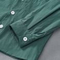 thumbnail image 6 of fatyb Toddler Boys Girls Button down Shirts Long Sleeve Kids School Uniform Dress Shirts with Pocket, 6 of 7
