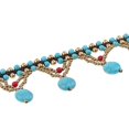 thumbnail image 2 of Tobilleras para mujer Pulseras de tobillo turquesa Joyas de pie hechas a Color 3 Colcomx Tobilleras para mujer, 2 of 8