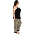 thumbnail image 2 of Pijama 2 piezas Tallas Extras, 15099 (Negro Mosaico) negro 42 Jocelyn Smith PIJ-JS-15099-NEGRO, 2 of 6