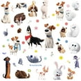 thumbnail image 5 of 52 PCS For The Secret Life of Pets Theme Wall Stickers – Cartoon Character PVC Removable DIY Wall Decals for Boys Girls Bedroom, Living Room, Playroom Decor, 9.84x17.72 Inch, 4 Sheets Set, 5 of 5