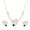 E-E, variant on TIMIFIS Earrings Ladies Fashion Jewelry Diamond Necklace Earrings Set ummer
