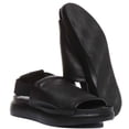 thumbnail image 5 of JUSTINREESS Jessica Women's Platform Open Toe Sandals In Black Size 7, 5 of 6