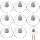 thumbnail image 1 of 8pcs Suction Cups Clear Suction Pads Sucker Holders for Window Bathroom Wall Car Shade, 1 of 4
