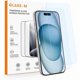 thumbnail image 1 of Chenchen Screen Protector for iPhone 15 Pro/iPhone 15, [Blue-Light Blocking], Anti-blue Ray 9H Hardness Tempered Glass - 2 Pack, 1 of 1