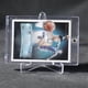 thumbnail image 4 of Fundas para Tarjetas Cargadores Superiores 20 Protector de Tarjetas de Plástico Duro Ladrillo Transparente para Tarjetas + 4 Soportes de Exhibición, 4 of 6