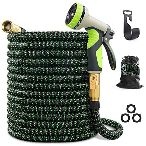 HBlife 100ft Garden Hose Expandable Water Hose with 3/4" Solid Brass Fittings... 