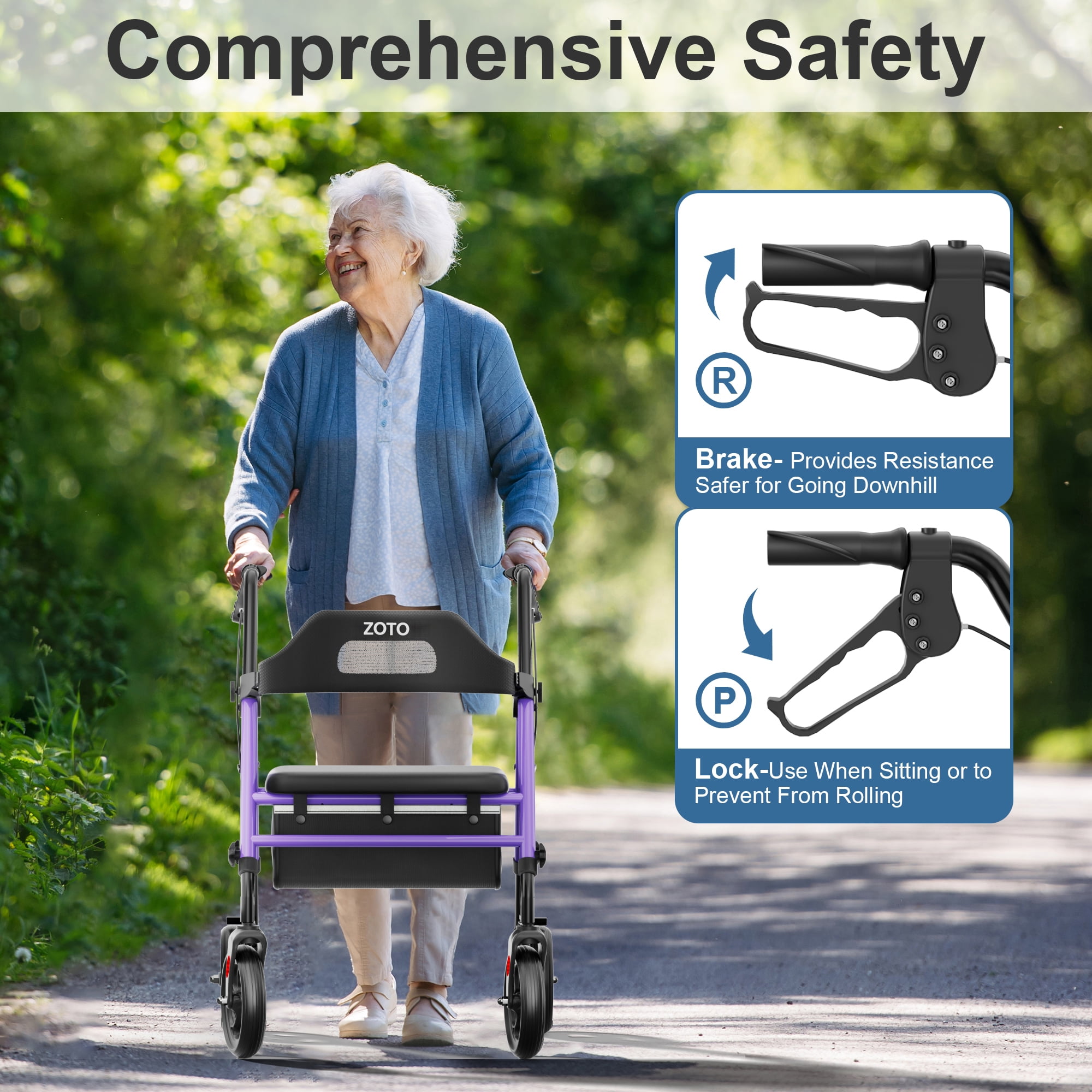 Walkersページ McKesson Folding Walker, Adjustable Height, 146-10210-4