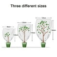 thumbnail image 5 of Non-woven Plant Frost-proof Cover Winter Plant Cold-proof Protective Cover Wind and Cold-resistant Protective Cover with Zipper Freeze Frost Protection Cloth for Potted Plants Fruit Trees, 5 of 5