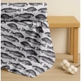 thumbnail image 4 of Soimoi White Cotton Voile Fabric Fish Ocean Print Fabric by the Yard 56 Inch Wide, 4 of 7