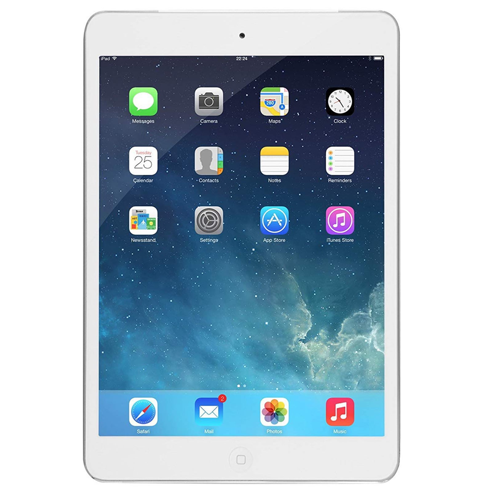 Restored Apple 7.9-inch iPad Mini Tablet, Wi-Fi Only, 16GB, One Year  Warranty - White (Refurbished) 