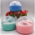 thumbnail image 1 of 3pcs Powder Puff Empty Box After Bath Body Powder Container with Bath Powder Puffs and Sifter for Home and Travel, 1 of 8