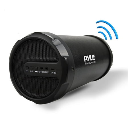 PBMSPG11 - Portable Bluetooth Wireless BoomBox Stereo System, Built-in Rechargeable Battery, Aux (3.5mm)