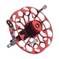 thumbnail image 3 of DYNWAVECA Moulinet à Glace Moulinet Volant Moulinet Multifonction Bateau Moulinet Extérieur Tout Métal Rapport de Vitesse 1:1 Moulinet à Main Lisse Rouge, 3 of 10
