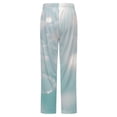 thumbnail image 6 of Bokeh Aqua Background Winter Female Pants Flannel High Waist Women Pants Lady Warm Straight Leg Plush Trousers, 6 of 7