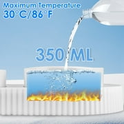 Teqhome Thermal Pet Bowl Heated Water Bowl for Dogs Cats USB Powered Heated Bowl for Drinkable Water and Hot Food in Winter with 2 12oz Ceramic Bowl White