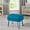 Ocean depths, variant on Home Soft Things Jacquard Ottoman - Angola - Real Teal - 19" x 13" x 17"