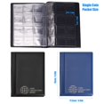 thumbnail image 3 of Gustave Coin Collection Book Holder Album 120 Pockets Coin Collecting Supplies Storage Case Organizer Sleeves for Collectors, Black, 3 of 9