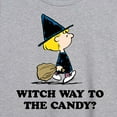 thumbnail image 3 of Peanuts - Witch Way To The Candy - Juniors Ideal Flowy Muscle T-Shirt, 3 of 6