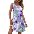 thumbnail image 6 of Edvintorg Women's Dresses Summer Loose Casual Sleeveless Tank Dress Floral A Line Sundress Beach Clothes, 6 of 8