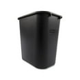 thumbnail image 3 of Rubbermaid Rectangular Trash Can, Black, 7 Gallon, 3 of 7