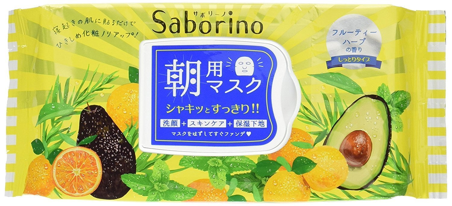 BCL Japan Saborino Morning Care 3-in-1 Face Mask, 10.27 fl oz