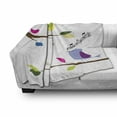 thumbnail image 3 of Birds Soft Flannel Fleece Throw Blanket, Colorful Birds Singing on Tree Best Happiness Mascots Humor Illustration, Cozy Plush for Indoor and Outdoor Use, 60" x 80", Multicolor, by Ambesonne, 3 of 6