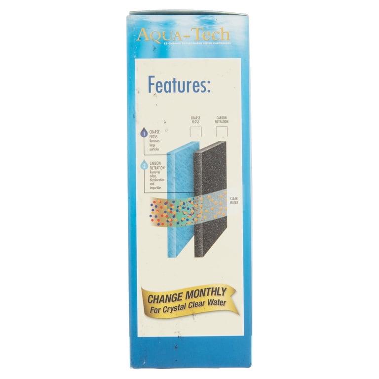 Aqua-Tech EZ-Change Aquarium Filter Cartridge for 10-20G, 3 Pack photo 3