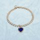 thumbnail image 3 of Veeki Cat Necklace Collar With Heart Rhinestone Pendant, Lightweight Adjustable Shine Diamond Cute Girl Wedding Birthday Party Pet Necklace Costume Ac, 3 of 3