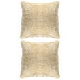 thumbnail image 2 of PiccoCasa 2Pcs Decorative Throw Pillow Cover Faux Fur Cushion Cover, Camel Color 2pcs,18"x18", 2 of 6