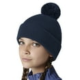 thumbnail image 2 of Beechfield Bonnet Original à Pompons pour Garçons/filles, 2 of 2
